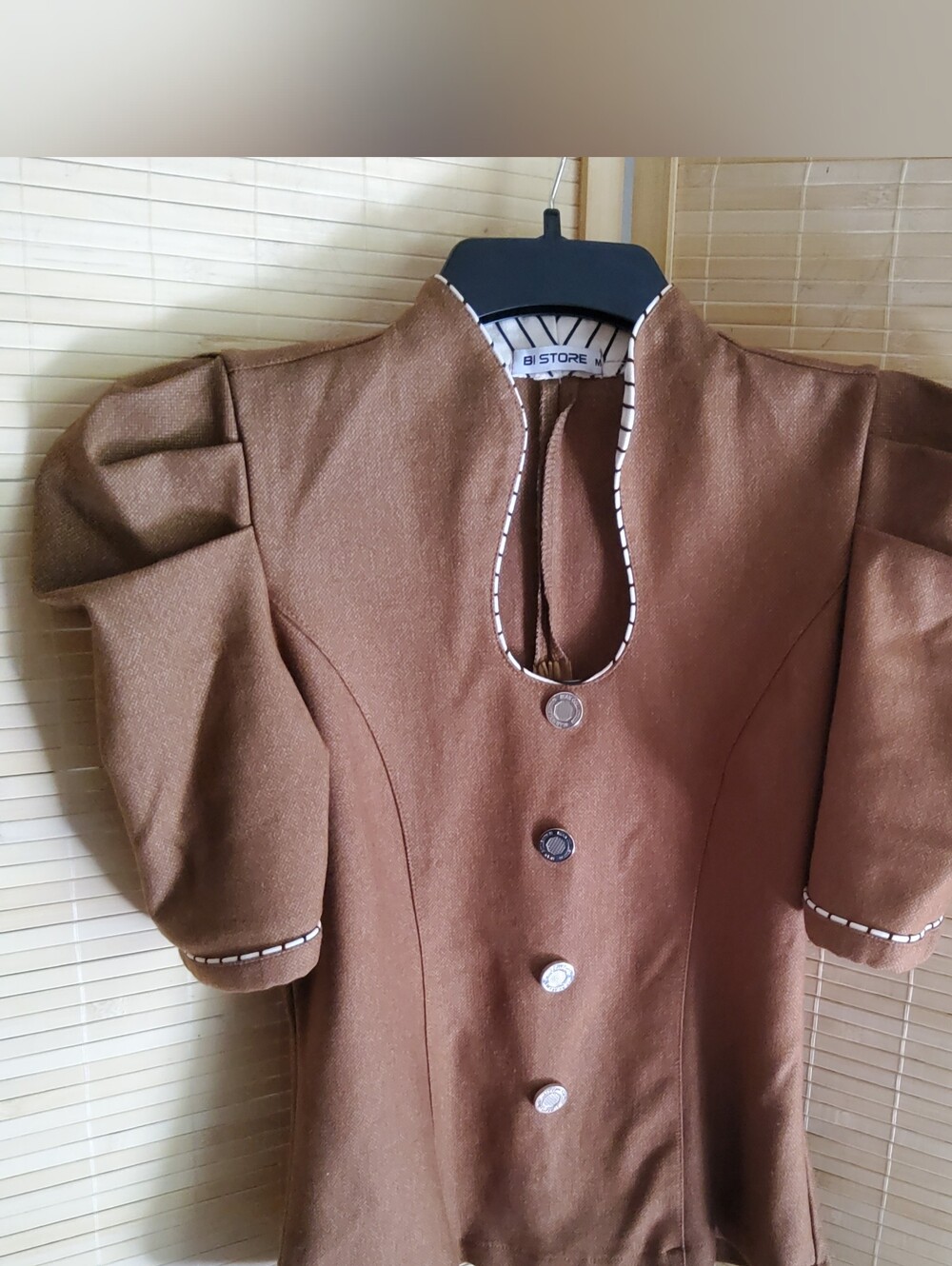 Bi Store Brown Tailored Women's Jacket Shirt